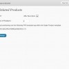 Manage options within Store > Related Products