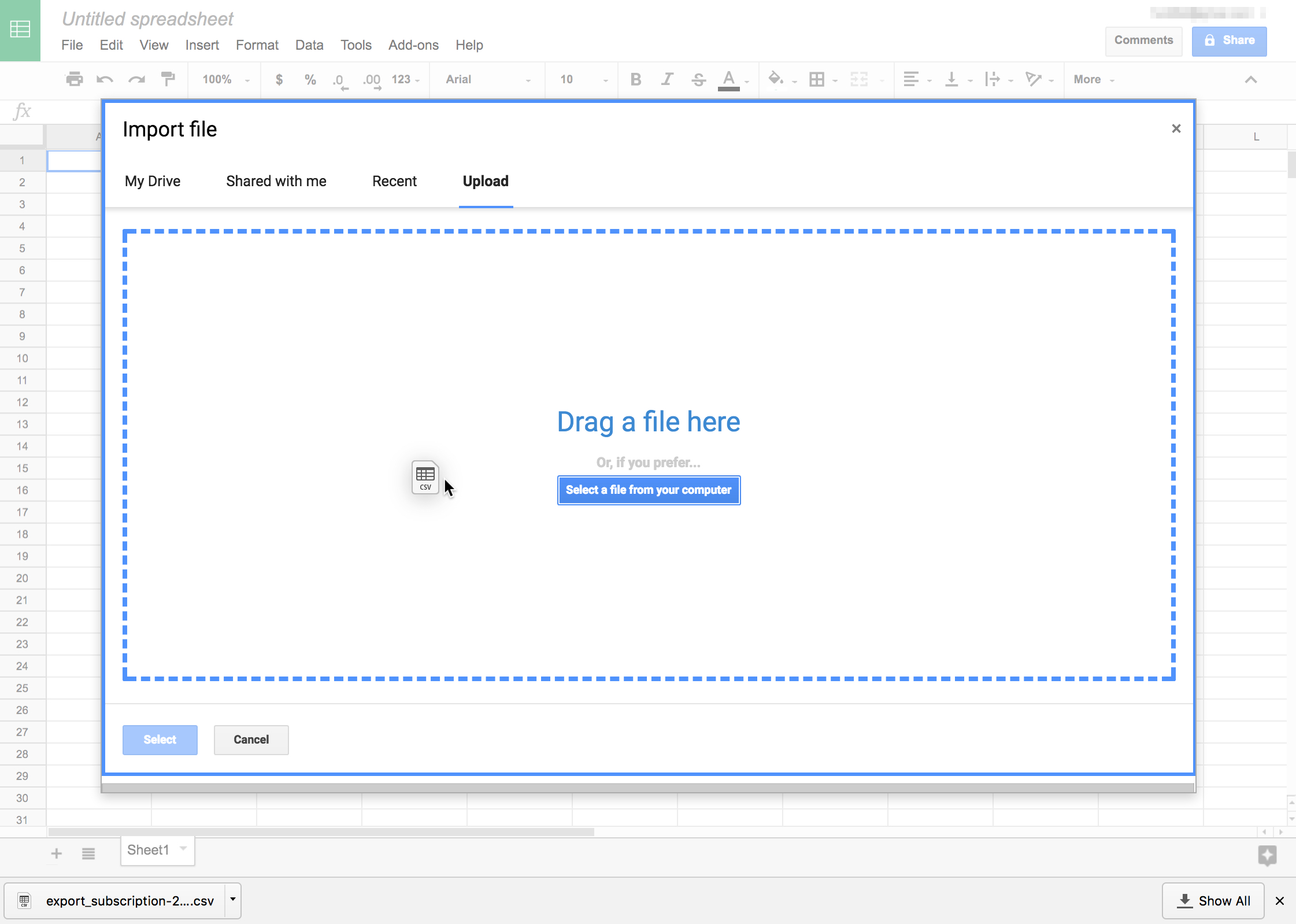 WooCommerce Subscription export to Google Sheets